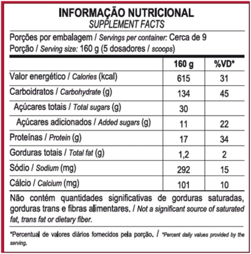 Mass Titanium 17500-1400g Refil Vitamina de Frutas - Max Titanium - Imagem 2