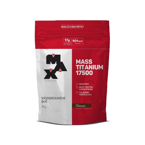 Hipercalórico Mass Titanium Chocolate (3 Kg) - Max Titanium