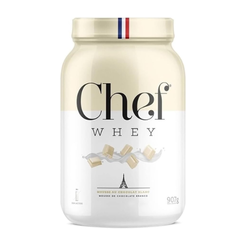 Whey Protein Zero Lactose Mousse de Chocolate Branco 907g - Chef Whey