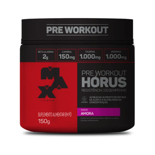 Hórus Pre Workout - 150G Amora - Max Titanium