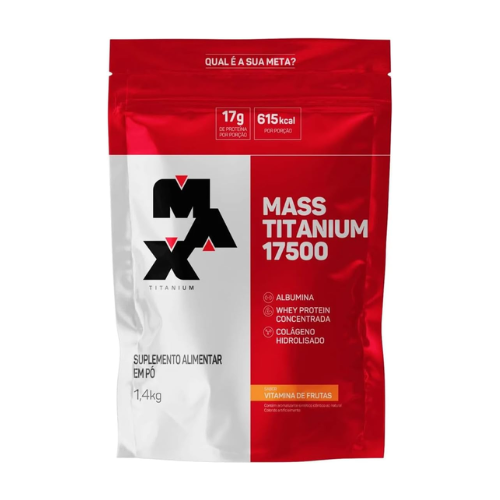 Mass Titanium 17500-1400g Refil Vitamina de Frutas - Max Titanium