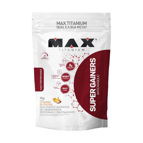 Super Gainers (3kg) Vitamina de Frutas - Max Titanium