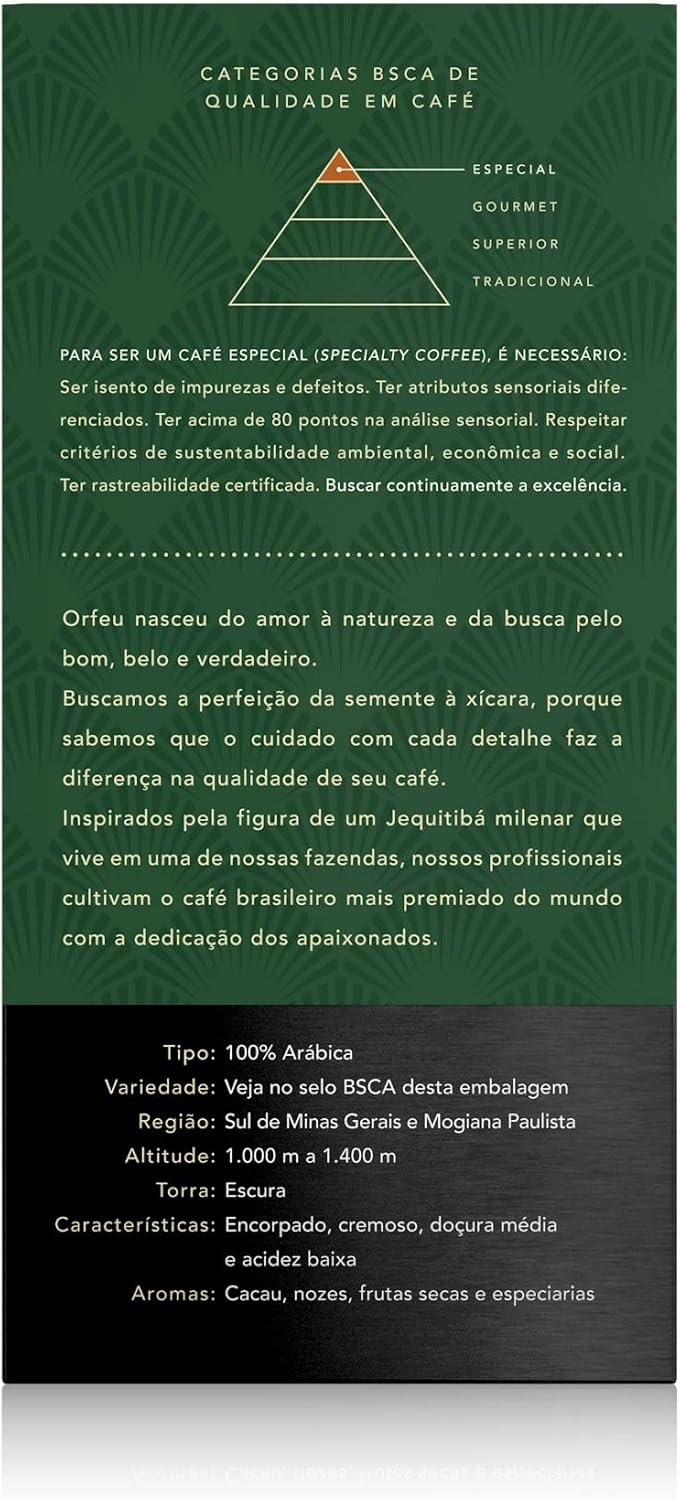 Cápsulas de Café Forte Nespresso com 10 cápsulas - Orfeu - Imagem 2