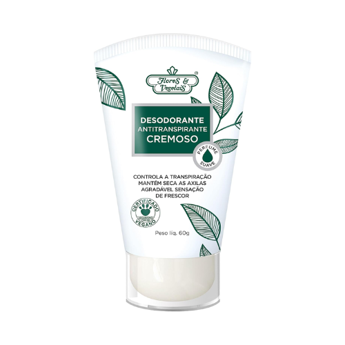 Desodorante Antitranspirante Cremoso 60g - Flores & Vegetais