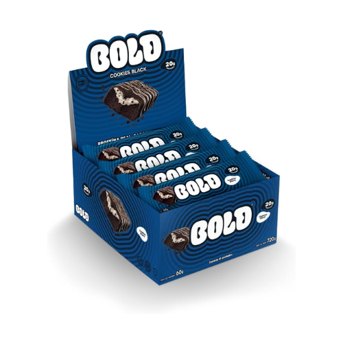 Barra de Proteína Cookies Black - Bold
