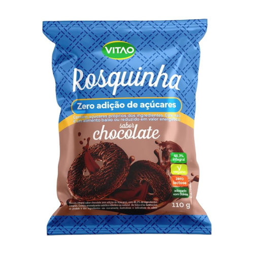 Rosquinha integral zero chocolate - Vitao
