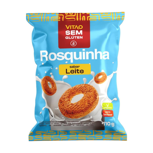 Rosquinha sem glúten leite - Vitao
