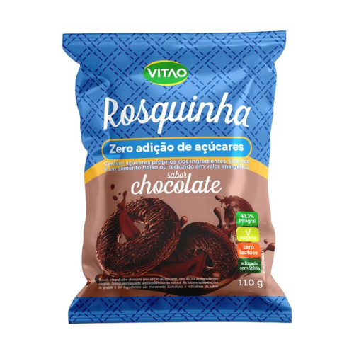 Rosquinha integral zero chocolate - Vitao