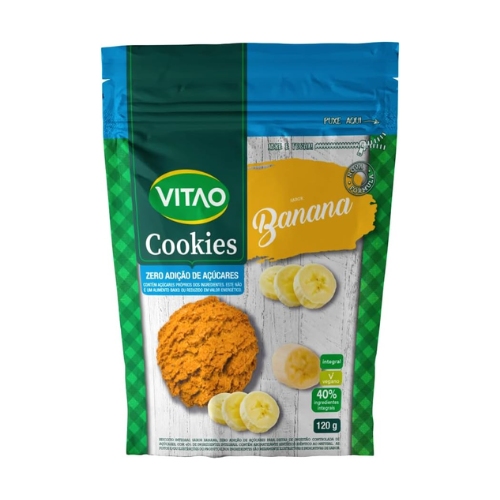 Cookies Zero Banana 120G - Vitao