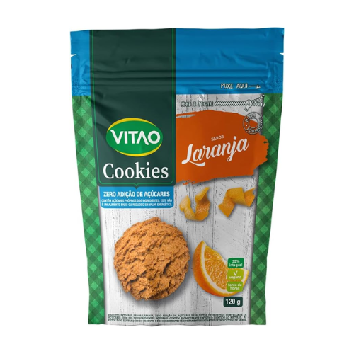 Cookies Zero Laranja 150G - Vitao