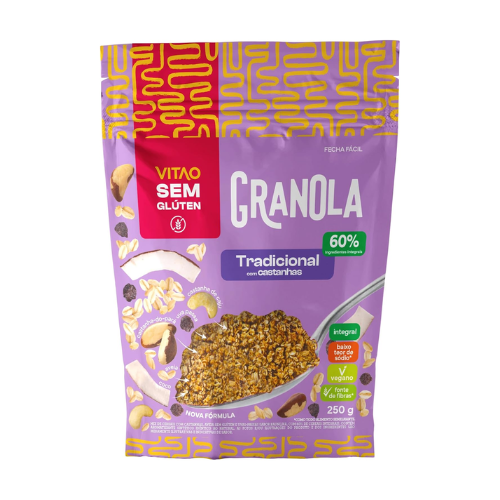 Granola Sem Gluten Tradicional - Vitao