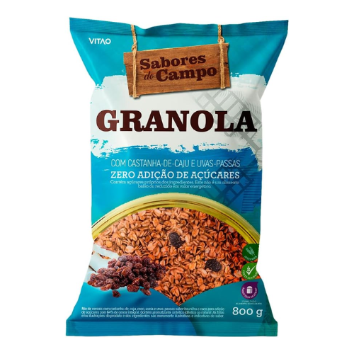 Granola Tradicional Zero 800G - Vitao