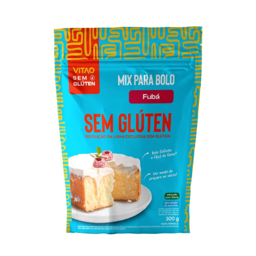 Mix Bolo Sem Glúten Fuba 300g - Vitao