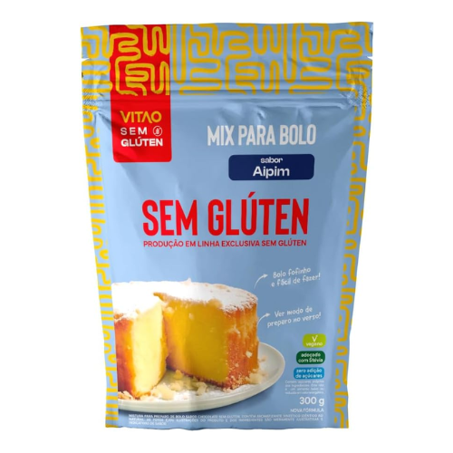 Mix para Bolo sem Glúten Aipim Dourado 400g - Vitao