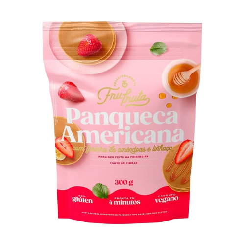 Frufruta Mix Panqueca Sem Gluten 300G - Vitao