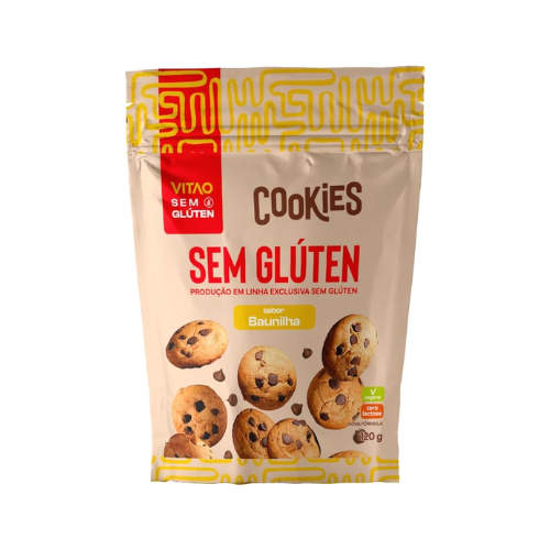 Cookies Sem Gluten Baunilha 120G - Vitao
