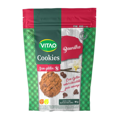 Cookies sem Glúten Baunilha - Vitao