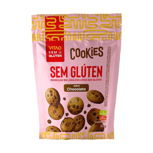 Cookies Sem Glúten Cacau 80G - Vitao