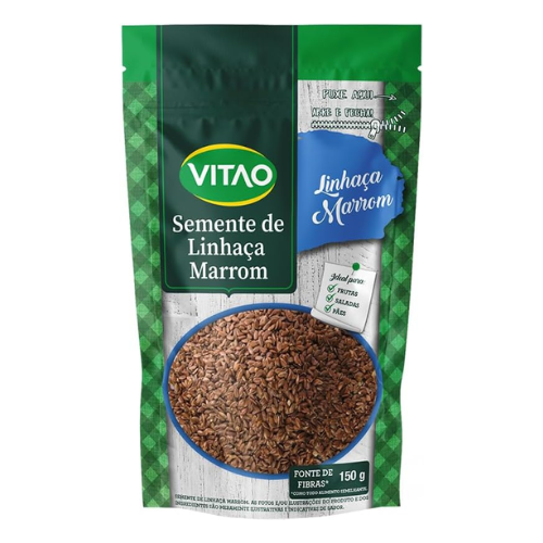 Semente De Linhaça Marrom 150g - Vitao
