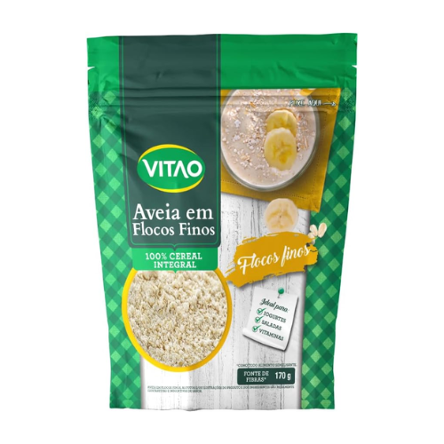 Aveia Flocos Finos 200g - Vitao
