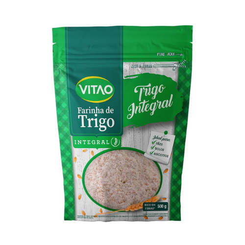 Farinha de Trigo Integral 500g - Vitao