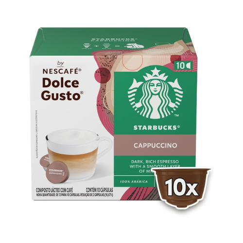 Cappuccino em Cápsula 100gx10 - Starbucks