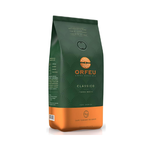 Café Clássico em Grãos 100% Arabica Torra Média 1kg - Orfeu