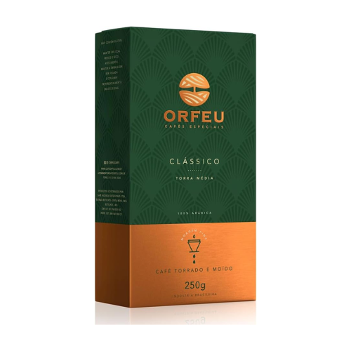 Café Moído Clássico Sabor Doce 250g - Orfeu