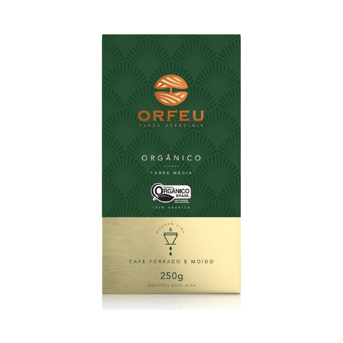 Café Moído Orgânico 250G - Orfeu