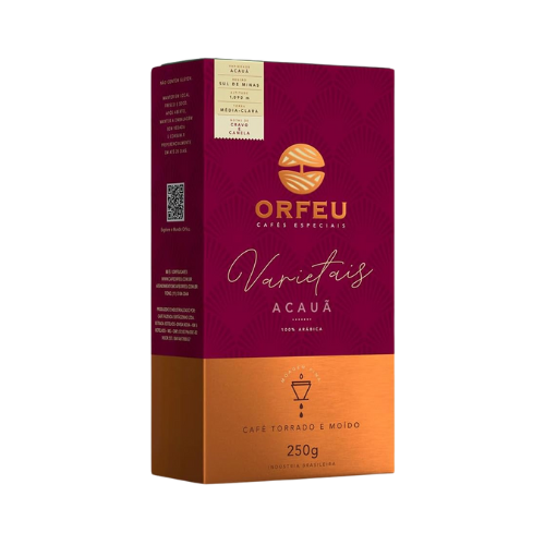 Café Acauã Torrado e Moído 100% Arabica 250g - Orfeu