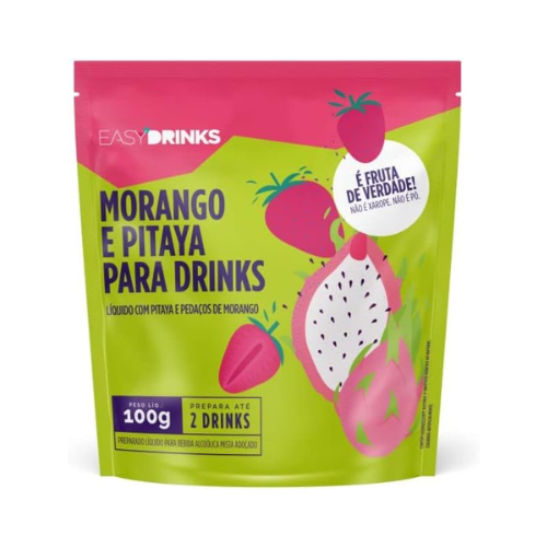Frutas Pitaya & Morango 100g - Easy Drinks