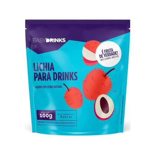 Frutas para Drinks Lichia 100g - Easy drinks