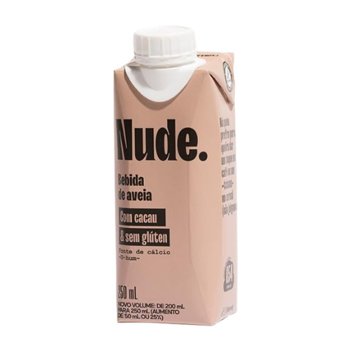 Bebida de Aveia To Go Cacau 250ml - Caixa 24 Unidades - Nude