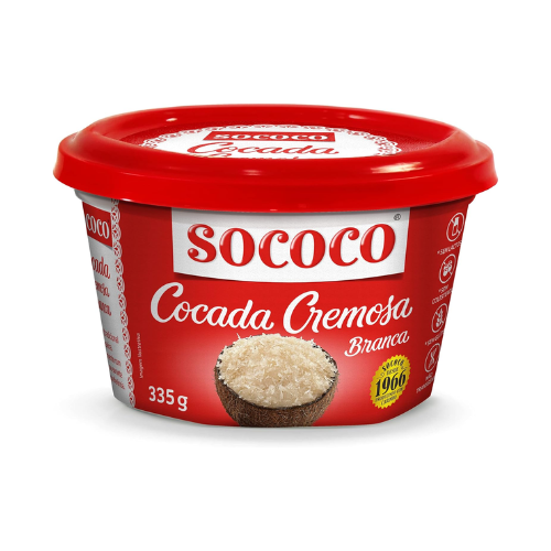Cocada Cremosa Branca 335G - Sococo
