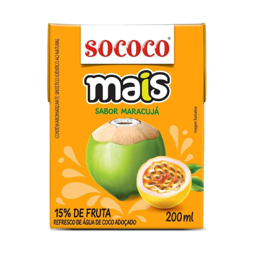Mais Maracujá 200Ml - Sococo