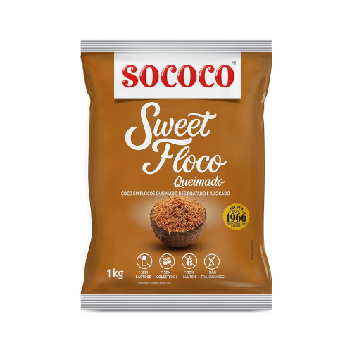 Sweet Floco Queimado 1Kg - Sococo