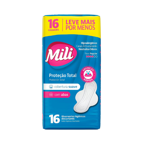 Absorvente Conforto Suave Abas - Mili