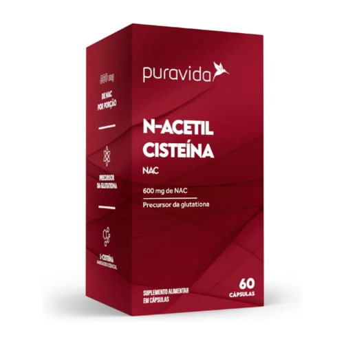 NAC 600mg N-Acetil Cisteina 60 cápsulas - Puravida