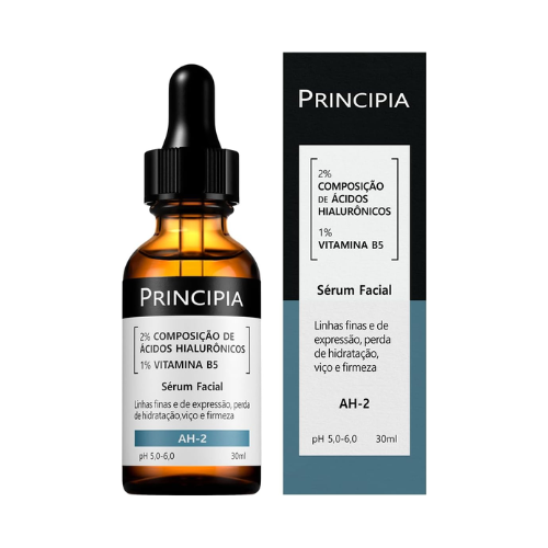 Sérum 2% Ácidos Hialurônicos Hidratante Antissinais com 30ml - Principia