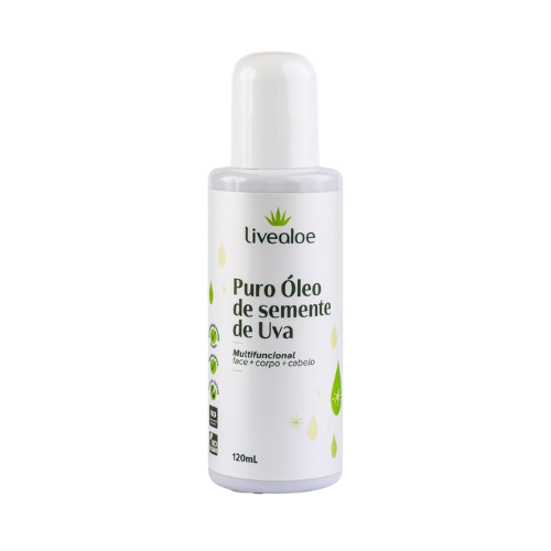 Puro Óleo De Semente De Uva 120ml - LiveAloe