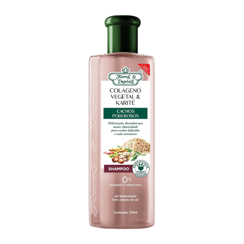 Shampoo Cachos Poderosos 310Ml - Flores & Vegetais