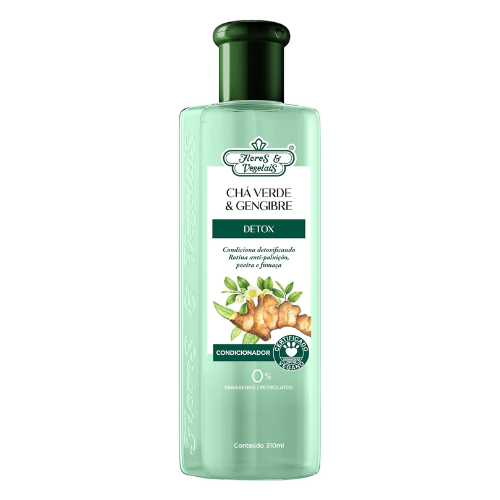 Condicionador 310Ml Detox Capilar Oleosos - Flores & Vegetais