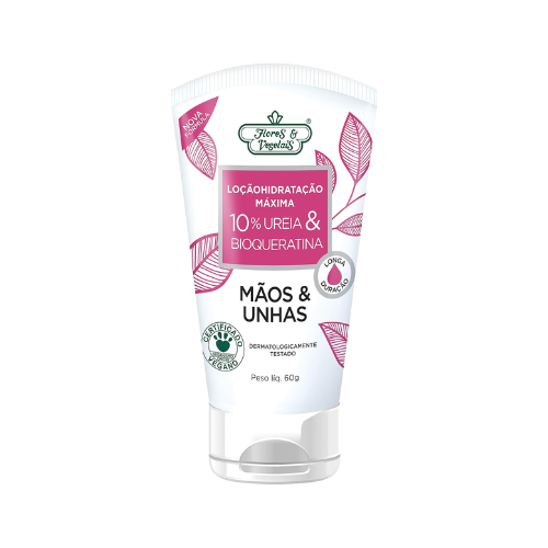 Loção De Hidratação Máxima Ureia 10% & Bio Queratina 60G - Flores & Vegetais
