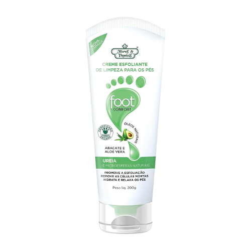 Creme Esfoliante De Limpeza Para Os Pés 200G - Flores & Vegetais
