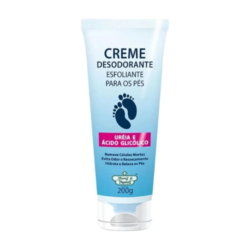 Creme Deo Esfoliante Pés 200G - Flores & vegetais