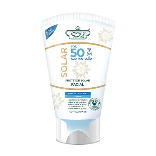 Protetor Solar Facial FPS 50 60g - Flores & Vegetais