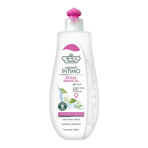 Sabonete Liq Intimo Rosas 250Ml - Flores & Vegetais
