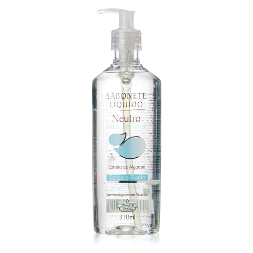 Sabonete Líquido 310Ml Neutro - Flores & Vegetais