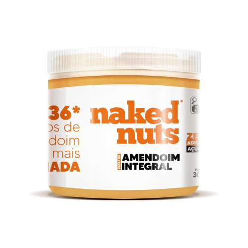 Pasta de Amendoim Integral (300g) - Naked Nuts