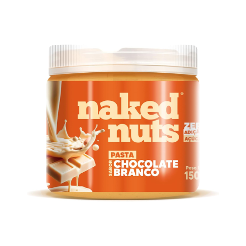 Pasta De Amendoim Com Chocolate Branco 150G - Naked Nuts